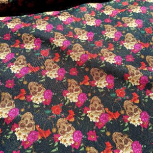 Kočárkovina Lebky s růží