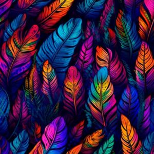 Kočárkovina Barevná peříčka