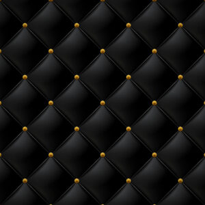 Kočárkovina Černé prošívání