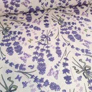 Dekorační len Levandule