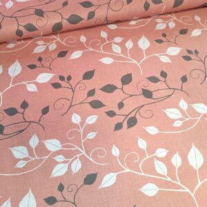 Plátno Listy růžová