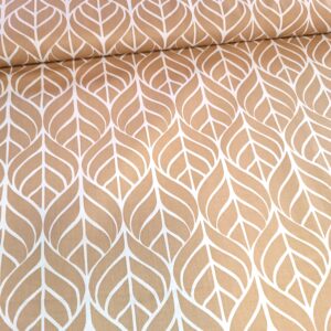 Plátno Abstrakt listy hnědá