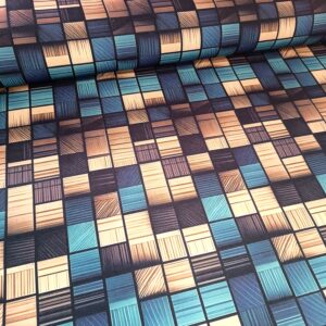 OXFORD Kostky Modro-béžové