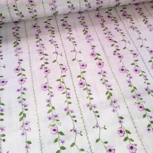 Kočárkovina Imitace lnu Fialky