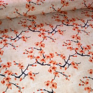 Kočárkovina Imitace lnu Rozkvetlý strom