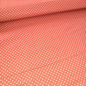 Plátno Bílé puntíky na cihlové