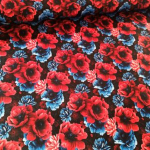 Kočárkovina Červené a modré vlčí máky