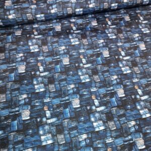 Kočárkovina JEANS "Cihličky"