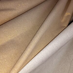 Dekorační látka s lurexem  - ZLATÁ