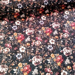 Kočárkovina Pivoňky a kytičky