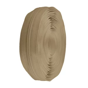 NEKONEČNÝ ZIP 5 mm - BÉŽOVÁ