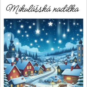 Mikulášský panel - ZIMNÍ VESNIČKA