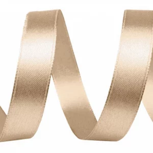 ATLASOVÁ STUHA 12mm - TMAVĚ BÉŽOVÁ