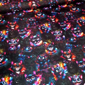 Kočárkovina Bláznivé kočky na černé