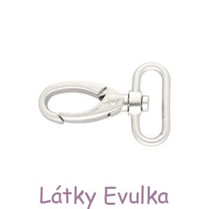 KARABINA GRACE 32 mm MATNÝ NIKL