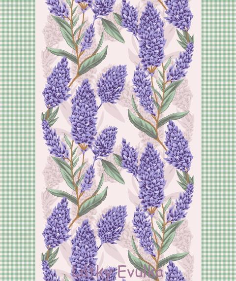 Vaflovina Levandule se zeleným okrajem - Obrázek 2