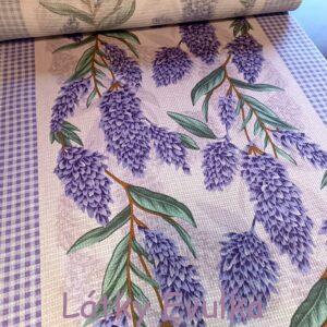 Vaflovina Levandule s fialovým okrajem