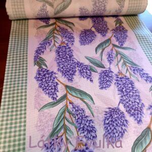 Vaflovina Levandule se zeleným okrajem