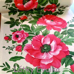 Vaflovina Pivoňky červené