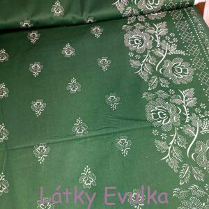 Plátno FOLKLOR BORDURA - ZELENÁ