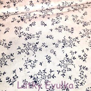 Plátno MODRÉ KYTIČKY NA BÍLÉ