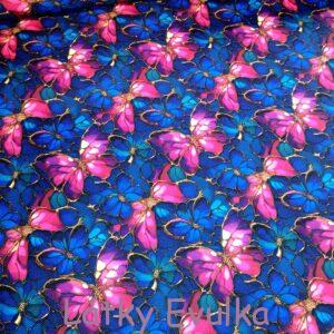 Kočárkovina Růžový vitrážový motýl