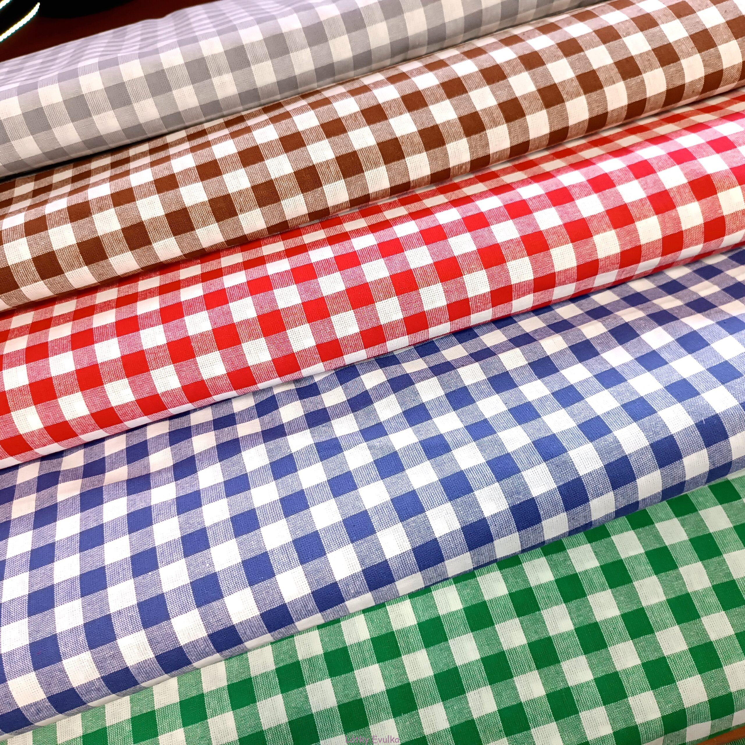 KANAFAS MODRÁ 1x1cm - Obrázek 2