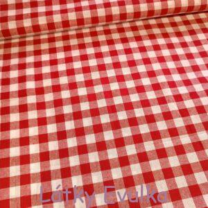 KANAFAS ČERVENÁ 1x1cm