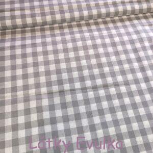 KANAFAS ŠEDÁ  1x1cm