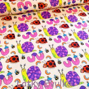 Kočárkovina Žížala, šnek a beruška