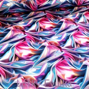 Kočárkovina Holographic pink/blue