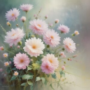 PANEL AKVARELOVÉ KVĚTINY 5