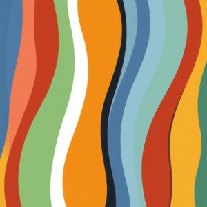 PANEL BAREVNÉ VLNKY 1