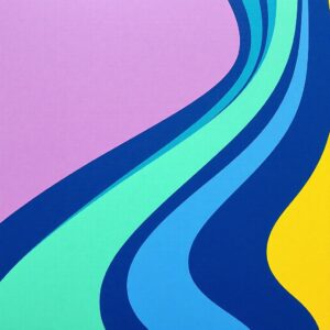 PANEL BAREVNÉ VLNKY 3