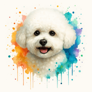 PANEL BIŠONEK VODOVKOVÉ POZADÍ