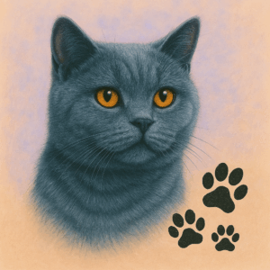 PANEL BRITSKÁ MODRÁ 1 S TLAPKAMI