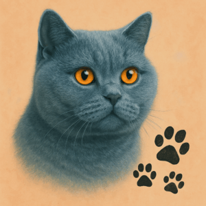 PANEL BRITSKÁ MODRÁ 2 S TLAPKAMI