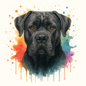 PANEL CANE CORSO VODOVKOVÉ POZADÍ