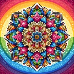 PANEL DUHOVÁ MANDALA 1