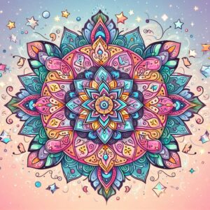 PANEL DUHOVÁ MANDALA 13