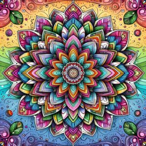 PANEL DUHOVÁ MANDALA 4