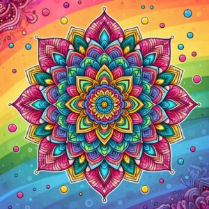 PANEL DUHOVÁ MANDALA 5