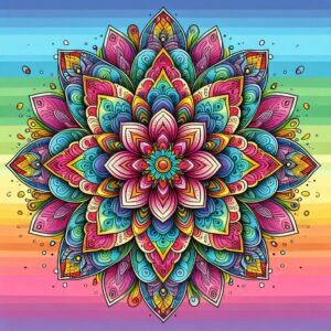 PANEL DUHOVÁ MANDALA 6