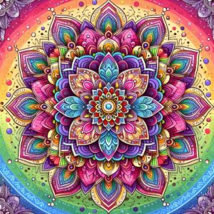 PANEL DUHOVÁ MANDALA 7