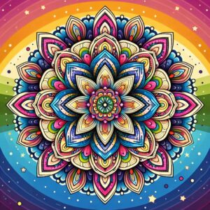 PANEL DUHOVÁ MANDALA 8