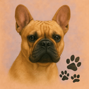 PANEL FRANCOUZSKÝ BULDOČEK HNĚDÝ