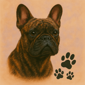 PANEL FRANCOUZSKÝ BULDOČEK ŽÍHANÝ