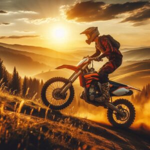 PANEL MOTOKROSAŘ V LESE 1