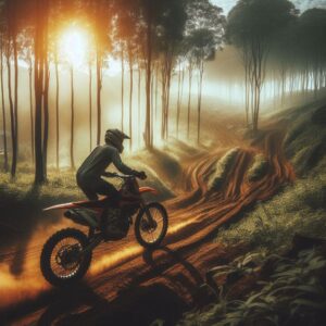 PANEL MOTOKROSAŘ V LESE 10