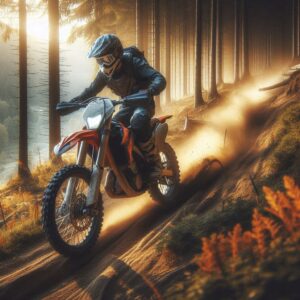 PANEL MOTOKROSAŘ V LESE 2